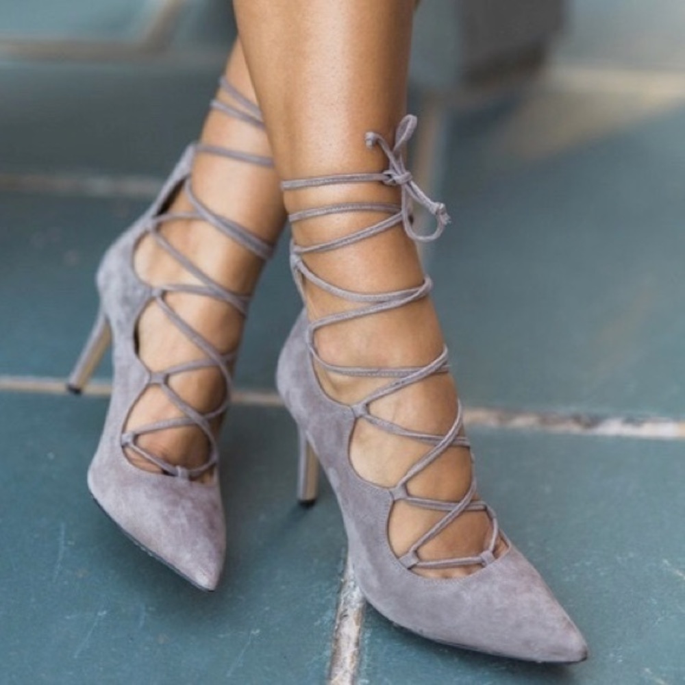 Vince Camuto Lace Up Heels